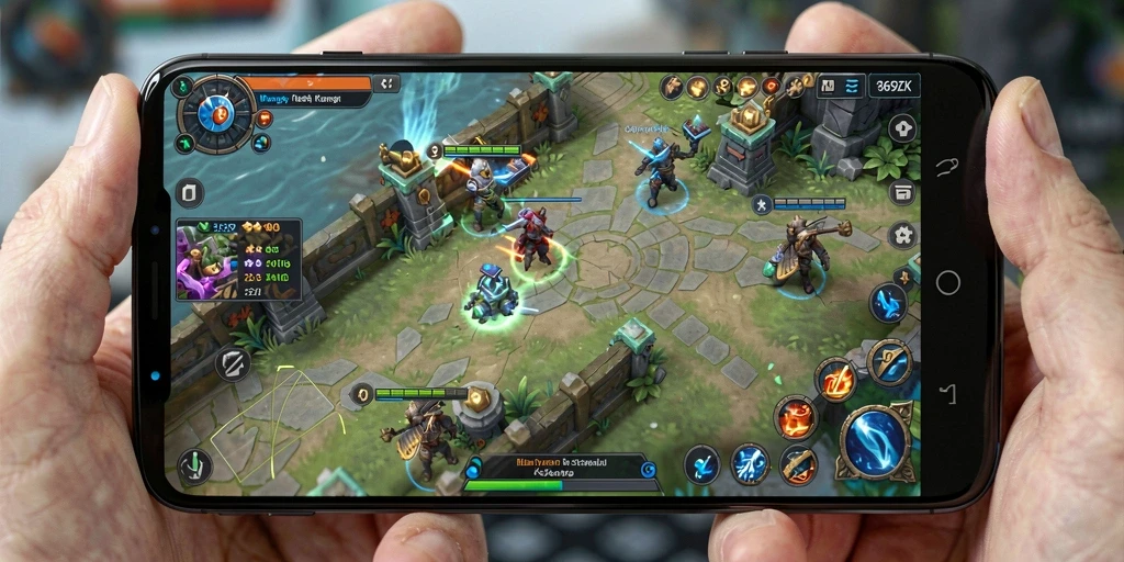 Tangkapan layar dari gameplay strategis yang mendebarkan di 369ZK.