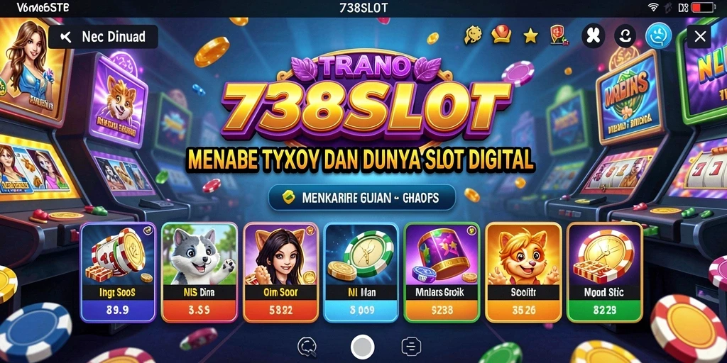Tampilan gameplay seru dan menantang di 738SLOT.