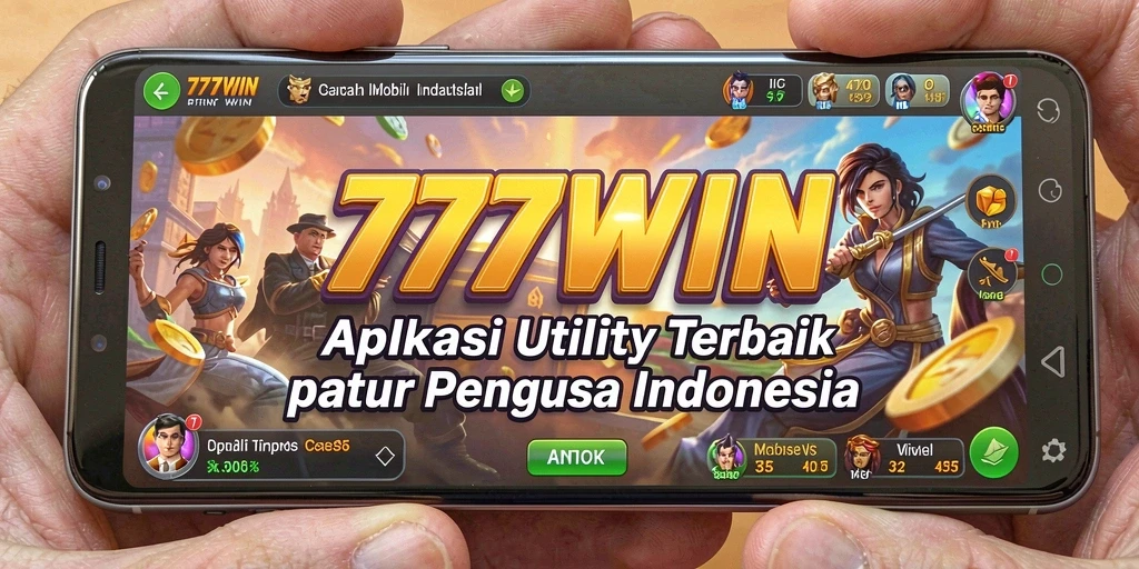 Screenshot 777WIN yang menunjukkan antarmuka aplikasi Utility yang intuitif.