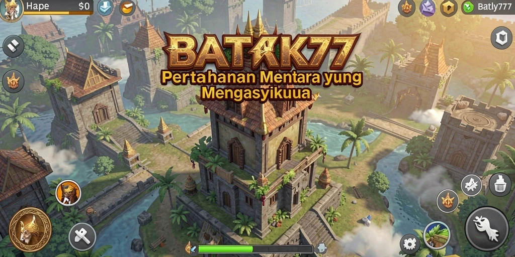 Gambaran gameplay seru dalam game Tower Defense.