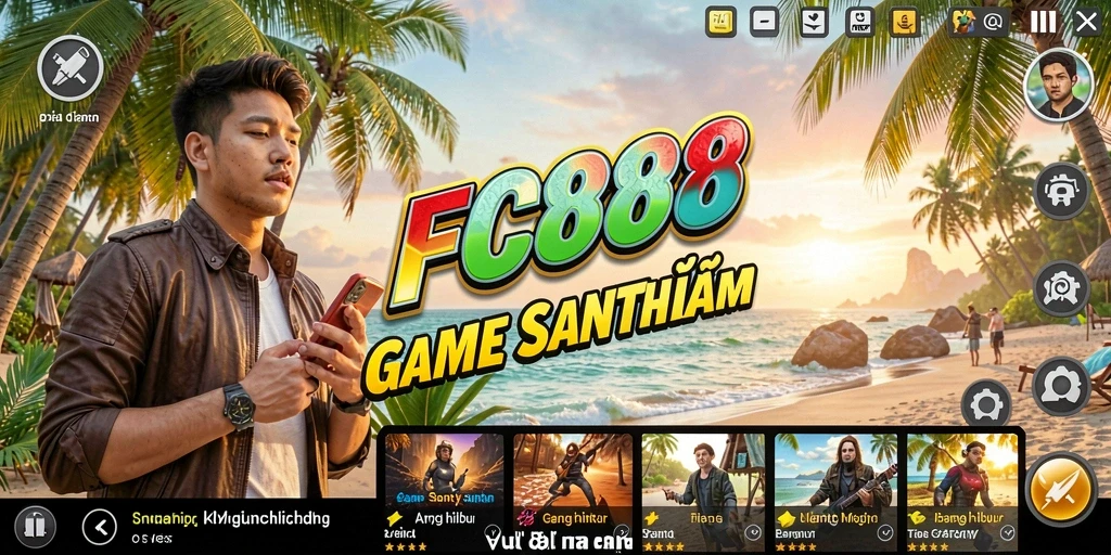 Tampilan gameplay FC888 yang seru dan menyenangkan.