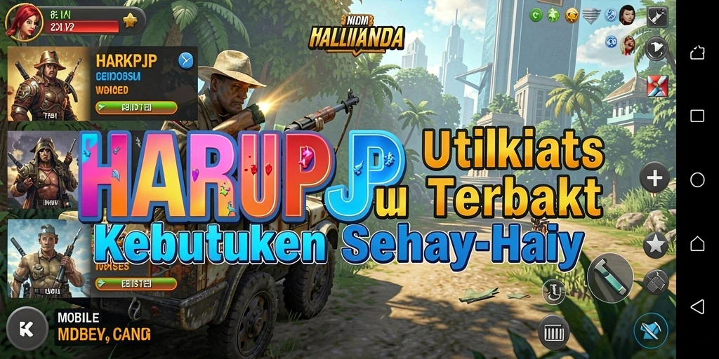 Tampilan aplikasi HARAPJP yang intuitif dan menarik.