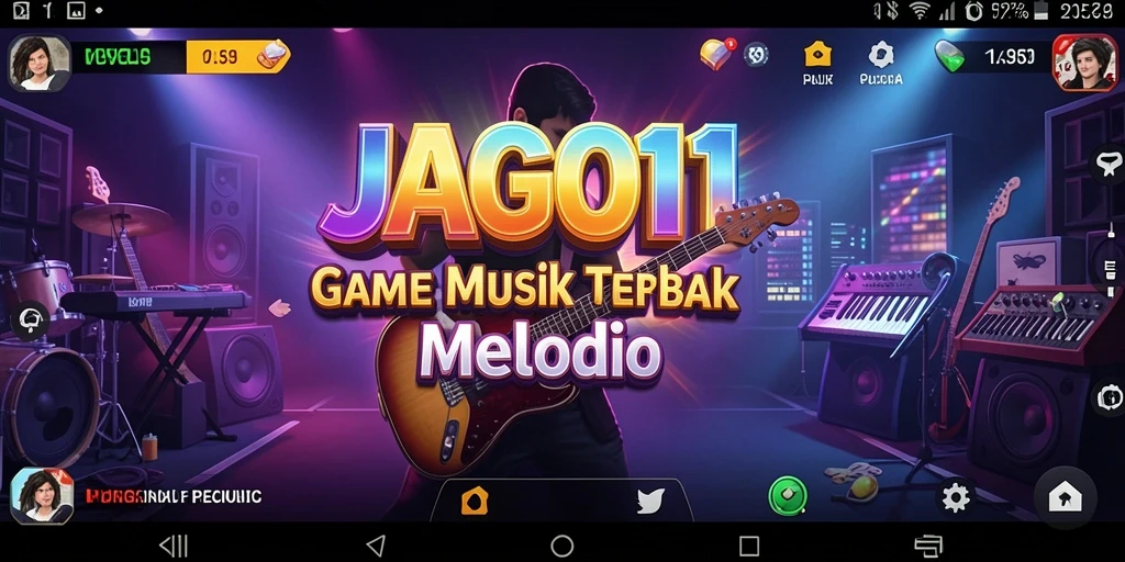 Gameplay interaktif JAGO11 yang penuh melodi dan tantangan.