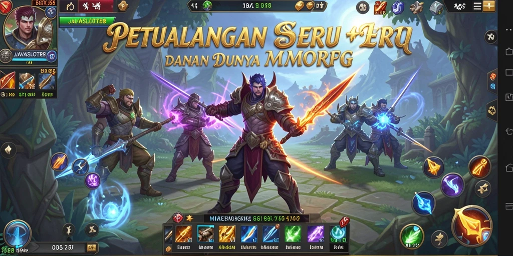 Tampilan gameplay seru dan dinamis dalam JAVASLOT88.
