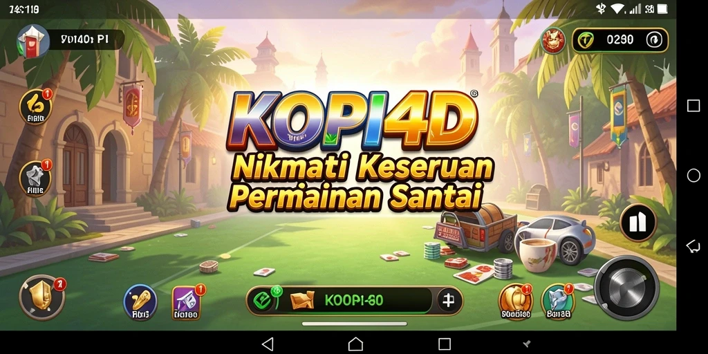 Tampilan gameplay KOPI4D yang menarik dan menghibur.