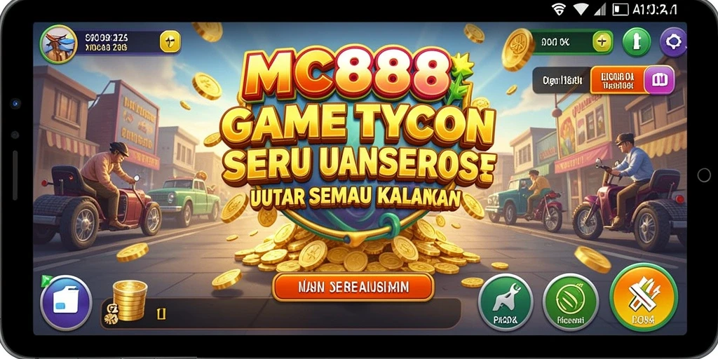 Tampilan gameplay menarik di MC888 dengan berbagai tantangan Tycoon.