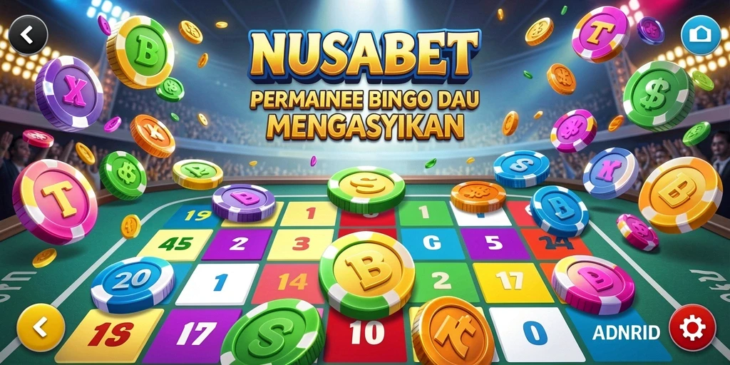 Tampilan gameplay seru dari NUSABET yang menampilkan suasana permainan Bingo.