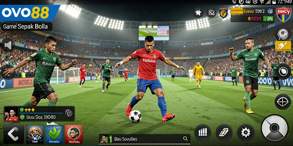 Tampilan gameplay OVO88 yang dinamis dan menarik.