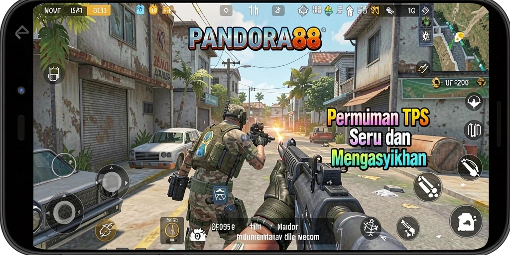 Gameplay seru PANDORA88 dalam misi TPS yang menegangkan.