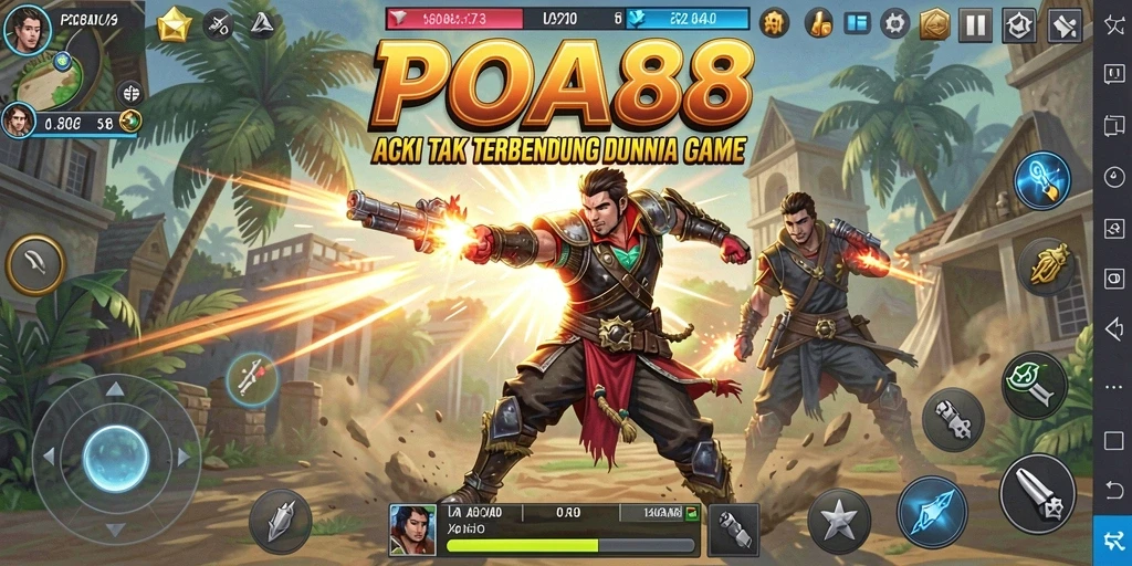 Tampilan mendebarkan dalam gameplay POA88 yang penuh aksi.