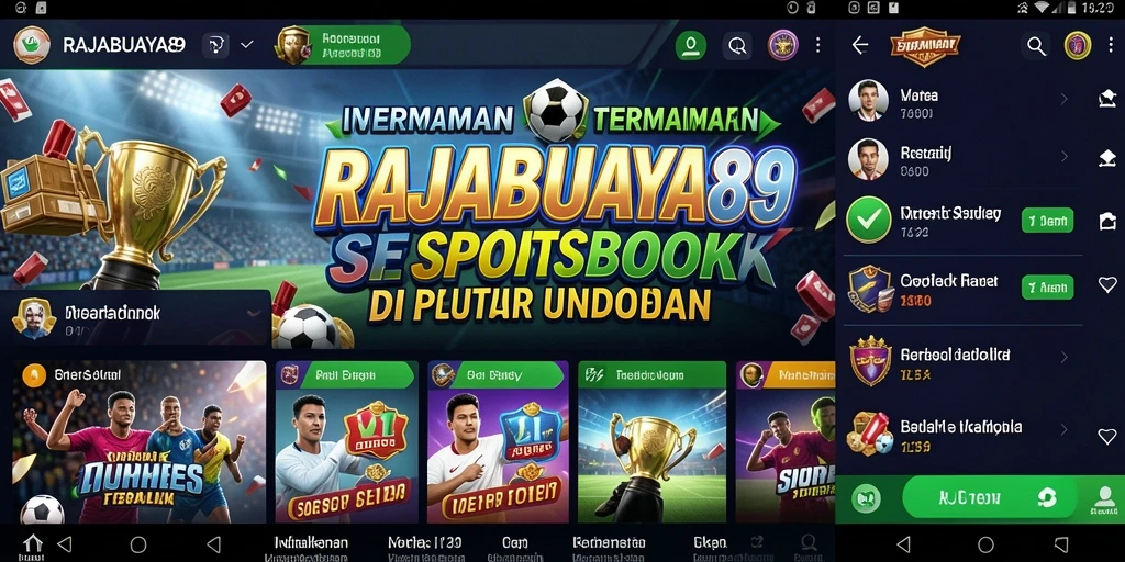 Tampilan antarmuka pengguna RAJABUAYA89 yang menarik dan interaktif.