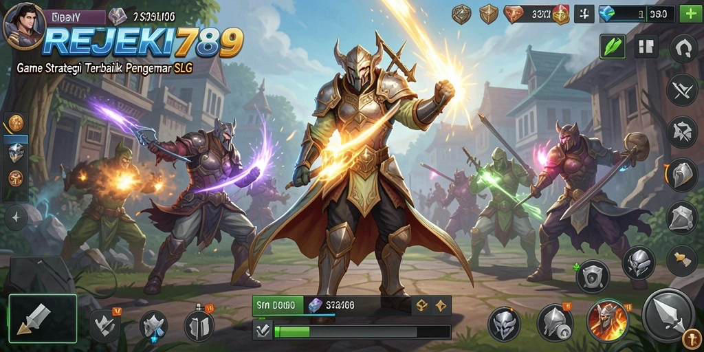 Tampilan gameplay menarik dari REJEKI789 dengan strategi SLG yang mendalam.