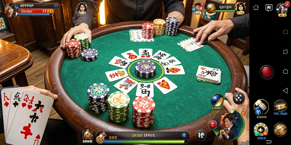 Screenshot gameplay RPRPRP yang menarik dan menegangkan.