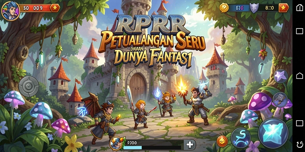 Gameplay RPRR dalam dunia petualangan yang menantang dan seru.