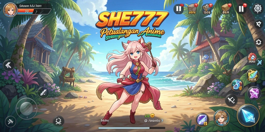 Gameplay seru dengan karakter anime yang unik dan menarik.