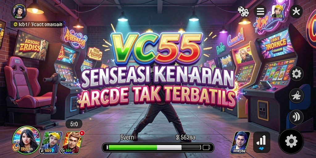 Screenshot gameplay VC55 menunjukkan aksi seru dan tantangan dalam game Arcade.