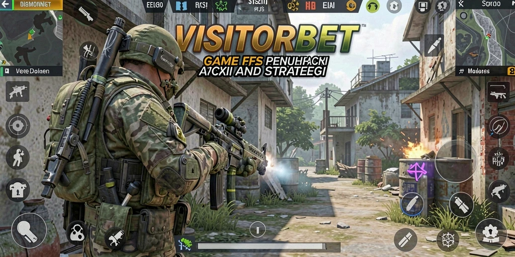 Gameplay mendebarkan di VISITORBET dengan aksi FPS yang intens.