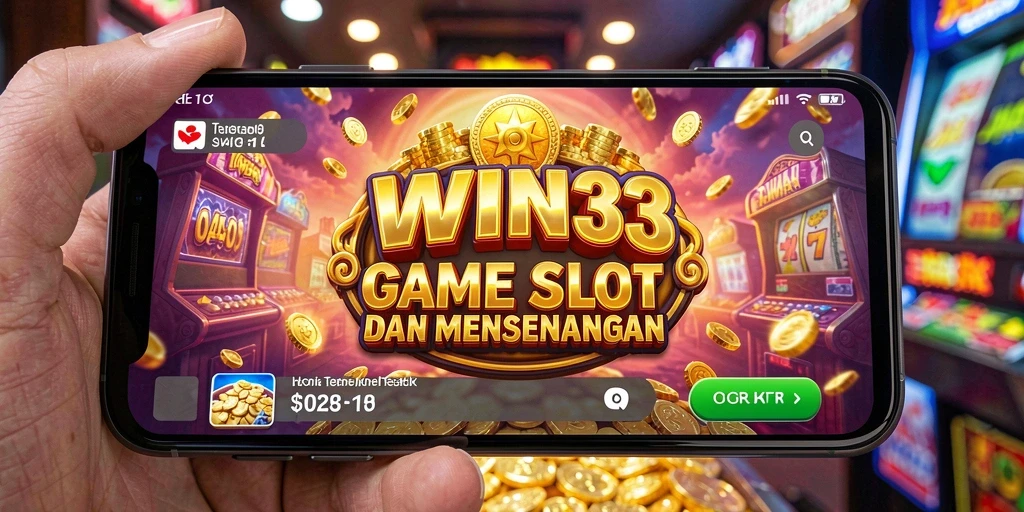 Tampilan gameplay WIN33 yang menarik dan penuh warna dalam permainan Slot.